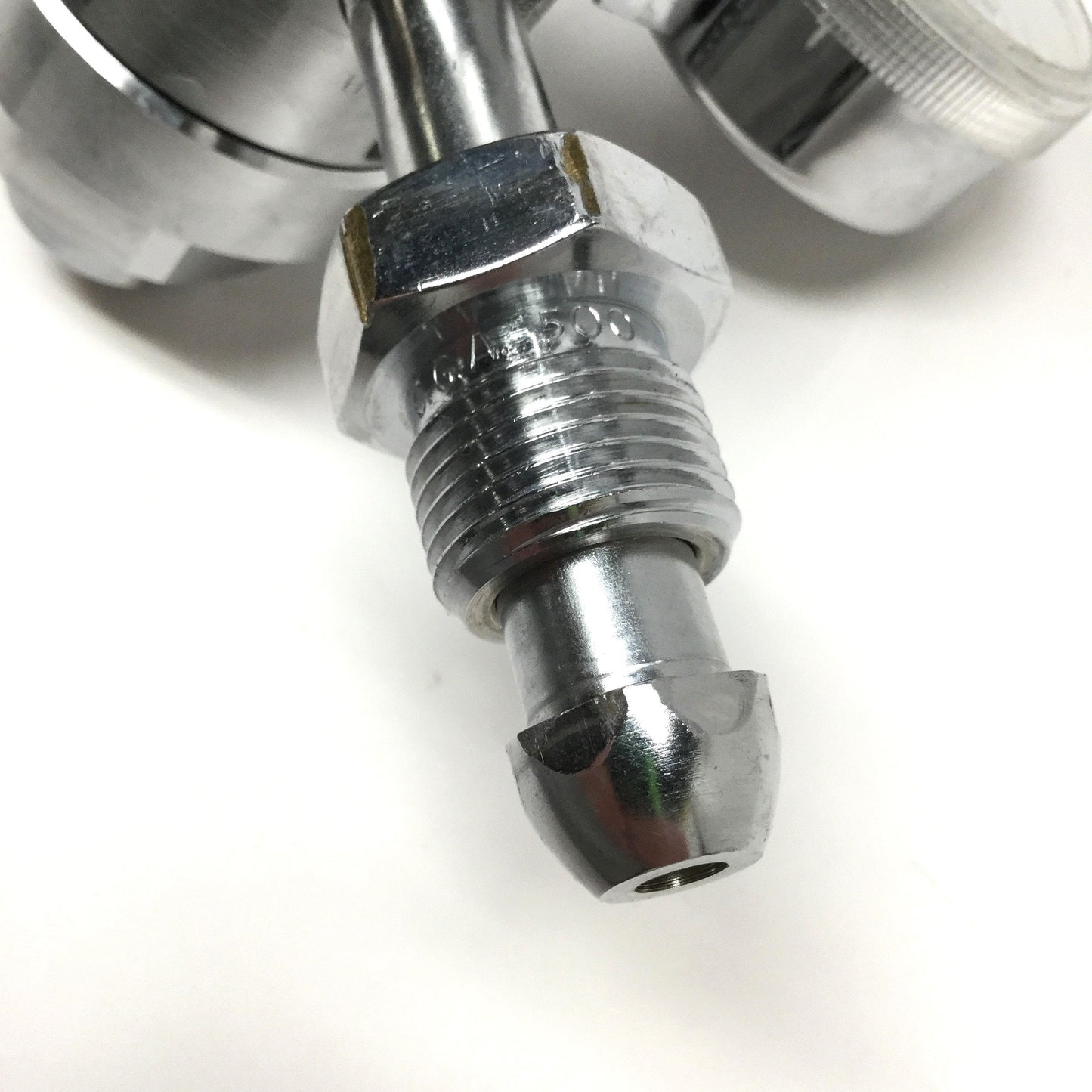 Used Concoa 315535110 Dual Stage Gas Regulator CGA 500 Inlet, 1/4" NPT Out, 0-100psi