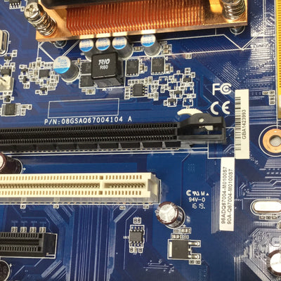 Used Avalue EAX-Q67 Industrial ATX Motherboard w/Intel G850 2.9GHz CPU, 2GB DDR3 RAM