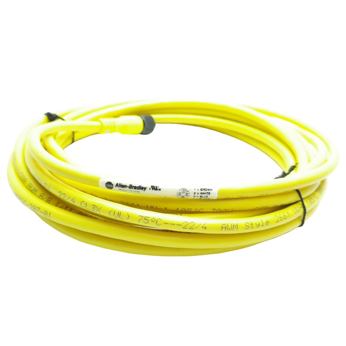 New Allen-Bradley 889D-F4EC-5 QD Cordset Sensor Cable Female, M12 4 Pin 5 Meter