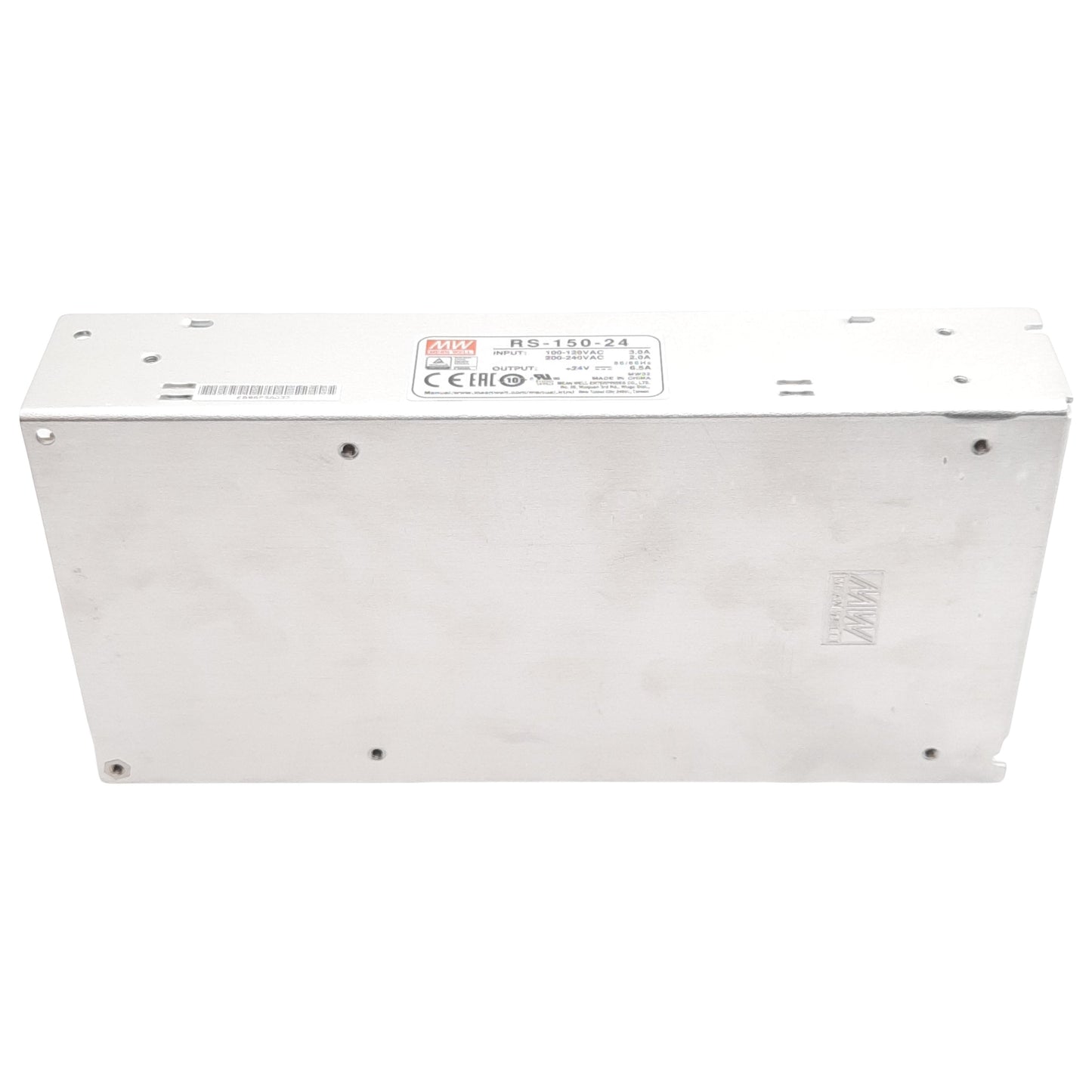 New Mean Well RS-150-24 Switching Power Supply, 120/240VAC In, 6.5A 24VDC 150W Out