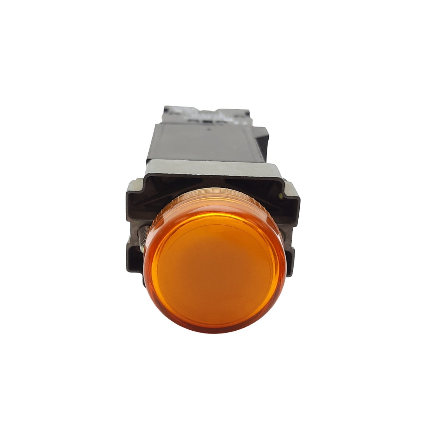 Used Telemecanique ZB2BV05 Pilot Light, 1 NO & 1 NC, 400VAC 10A, Amber, 22mm