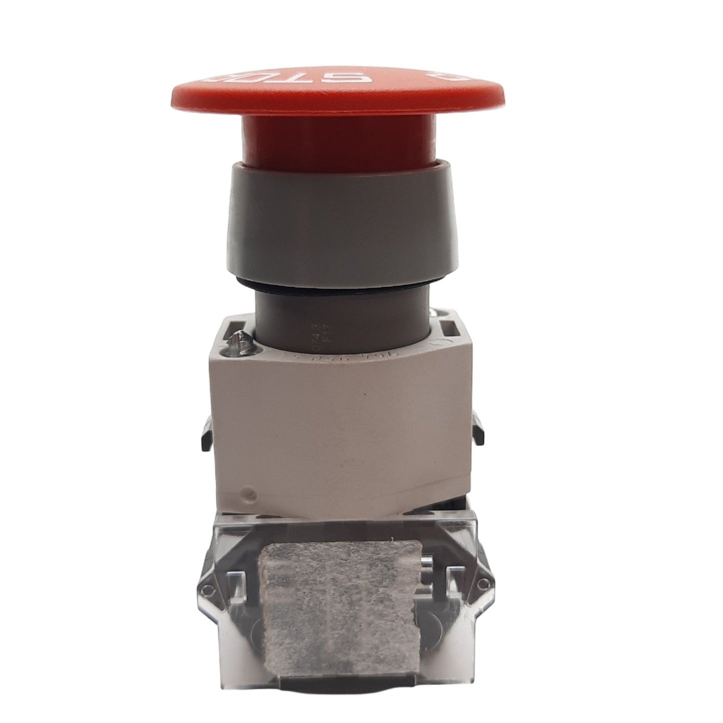 Used EAO 704.910.2 E Stop Button Twist Release, 500 VAC, 250 VDC, 10A, 1-NC