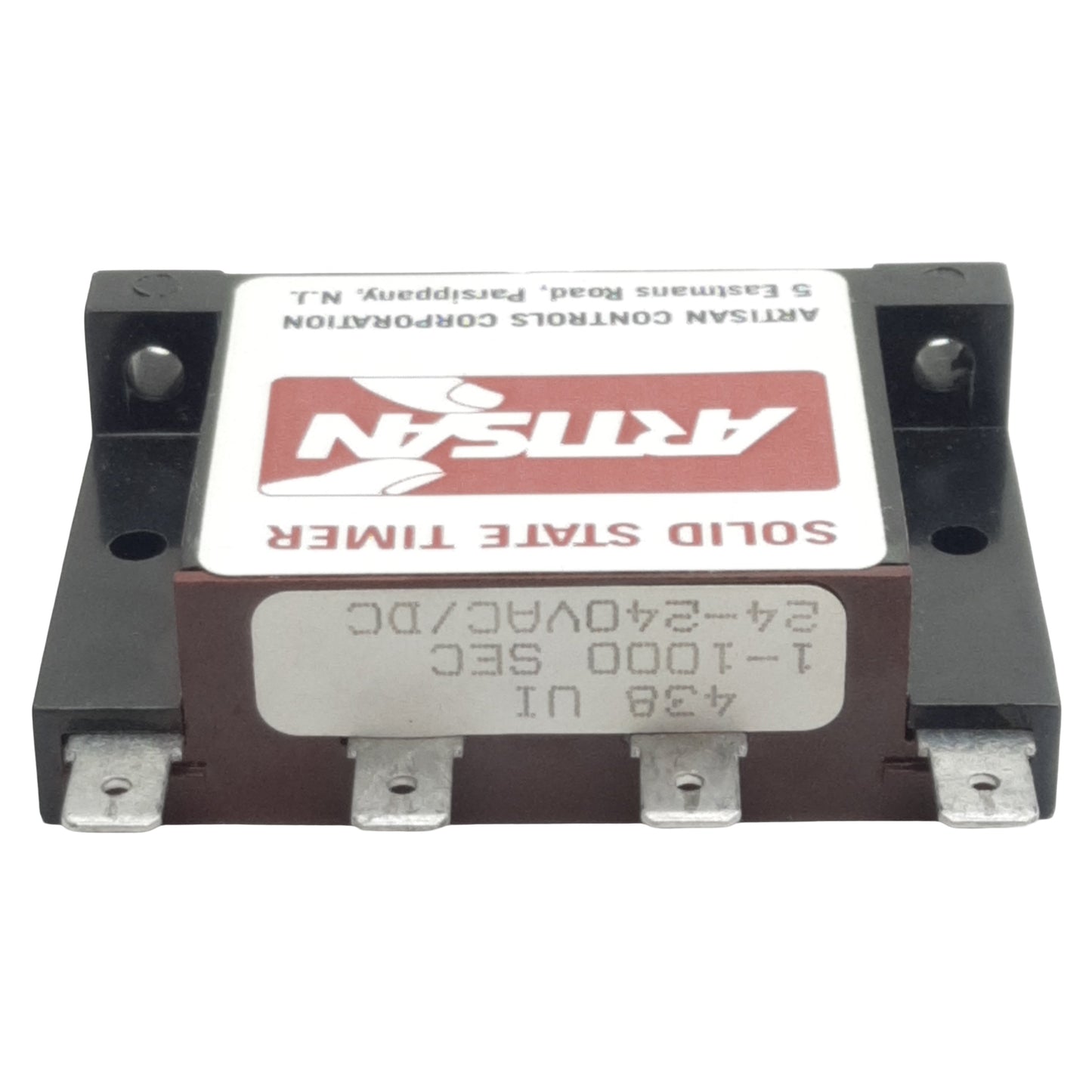 New Artisan 438UI Solid-State Timer, 1-1000sec Range, 24-240VAC/VDC, 4-Terminals