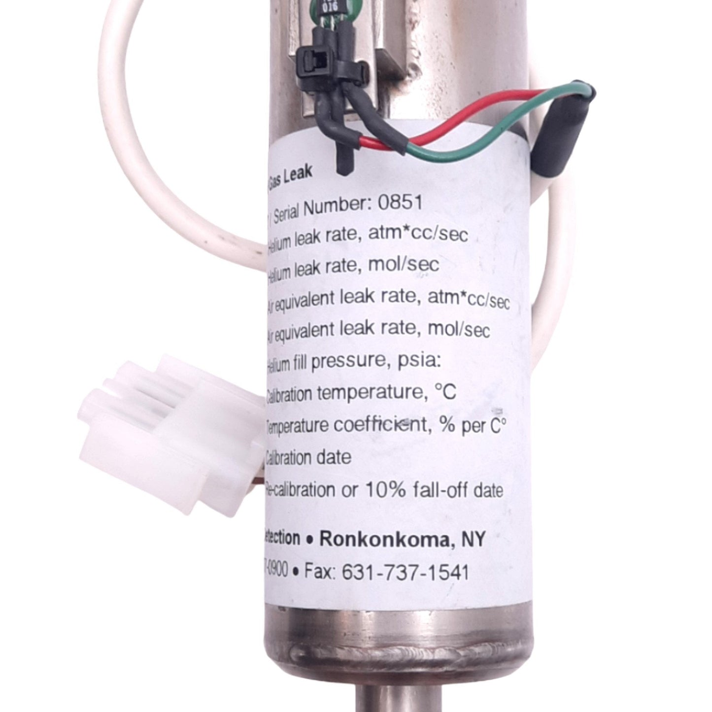 Used VIC Leak Detection SC7 Helium Gas Leak Detector, 1.45E-12 mol/sec, 14.7psia
