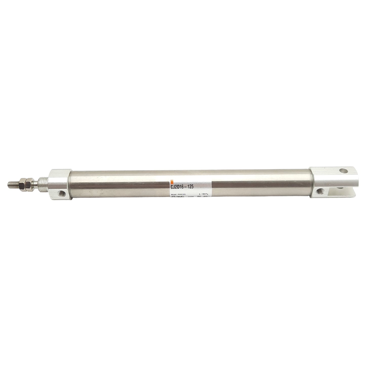 New SMC CJ2D16-125 Pneumatic Cylinder, ø16mm Bore, ø125mm Stroke, 0.7MPa Max