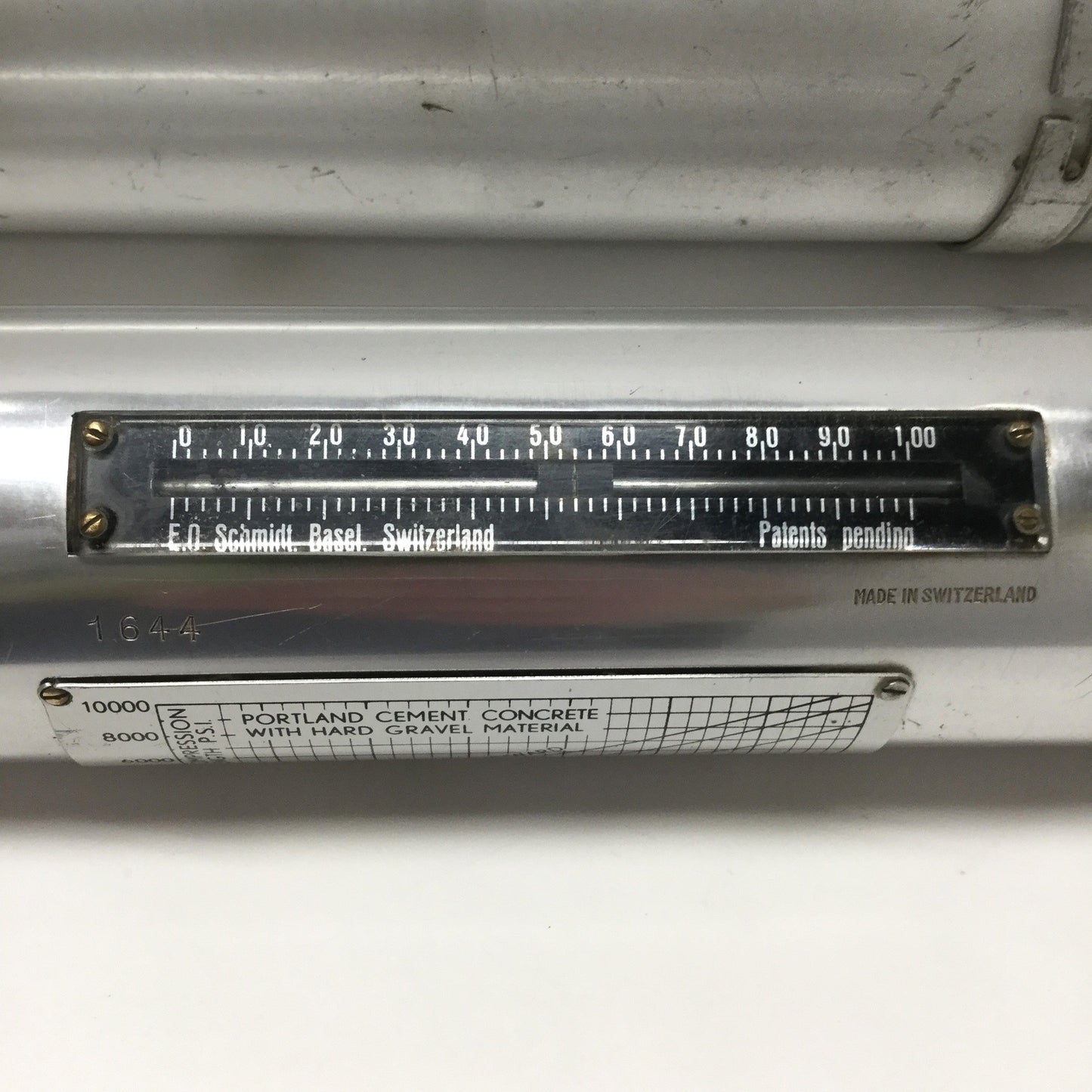 Used EO Schmidt Swiss Rebound Hammer Cement Concrete Compression Strength Tester