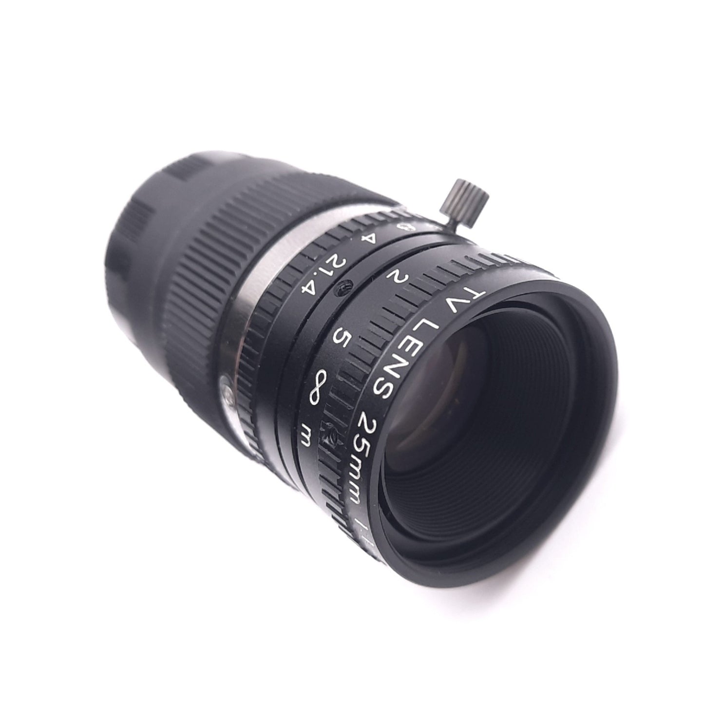 Used Computar TV LENS 25mm 1:1.4 for CCD/TV Cameras, ø25mm Lens, ø30mm OD, C-Mount