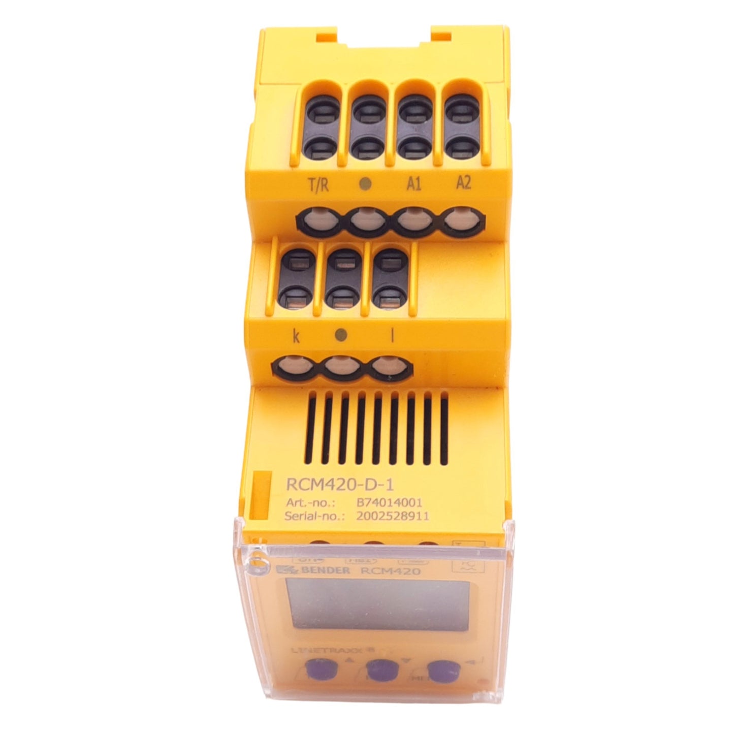 New Bender RCM420-D-1 LINETRAXX Residual Current Monitor, 10mA-10A Response, 4VA In