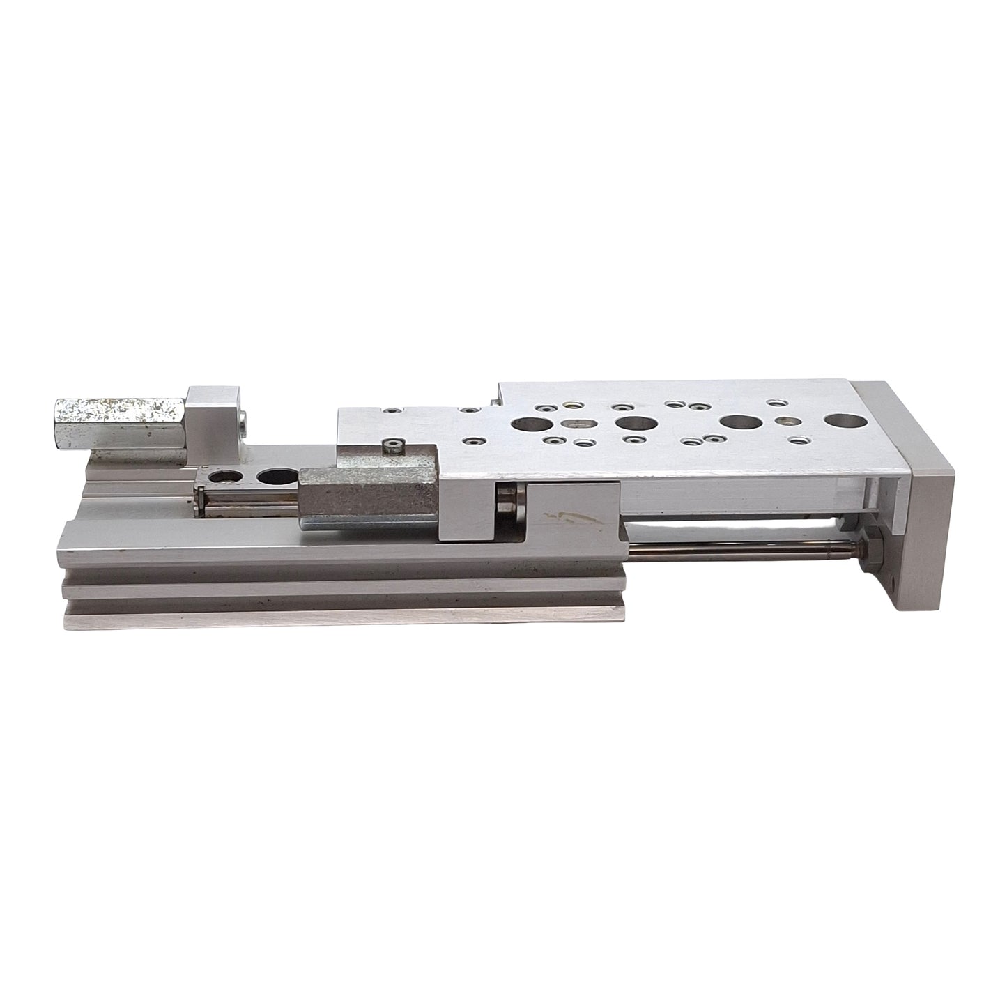 Used Festo SLT-10-50-P-A Pneumatic Slide, ø10mm Bore, 50mm Stroke, 1-10bar, M5 Ports