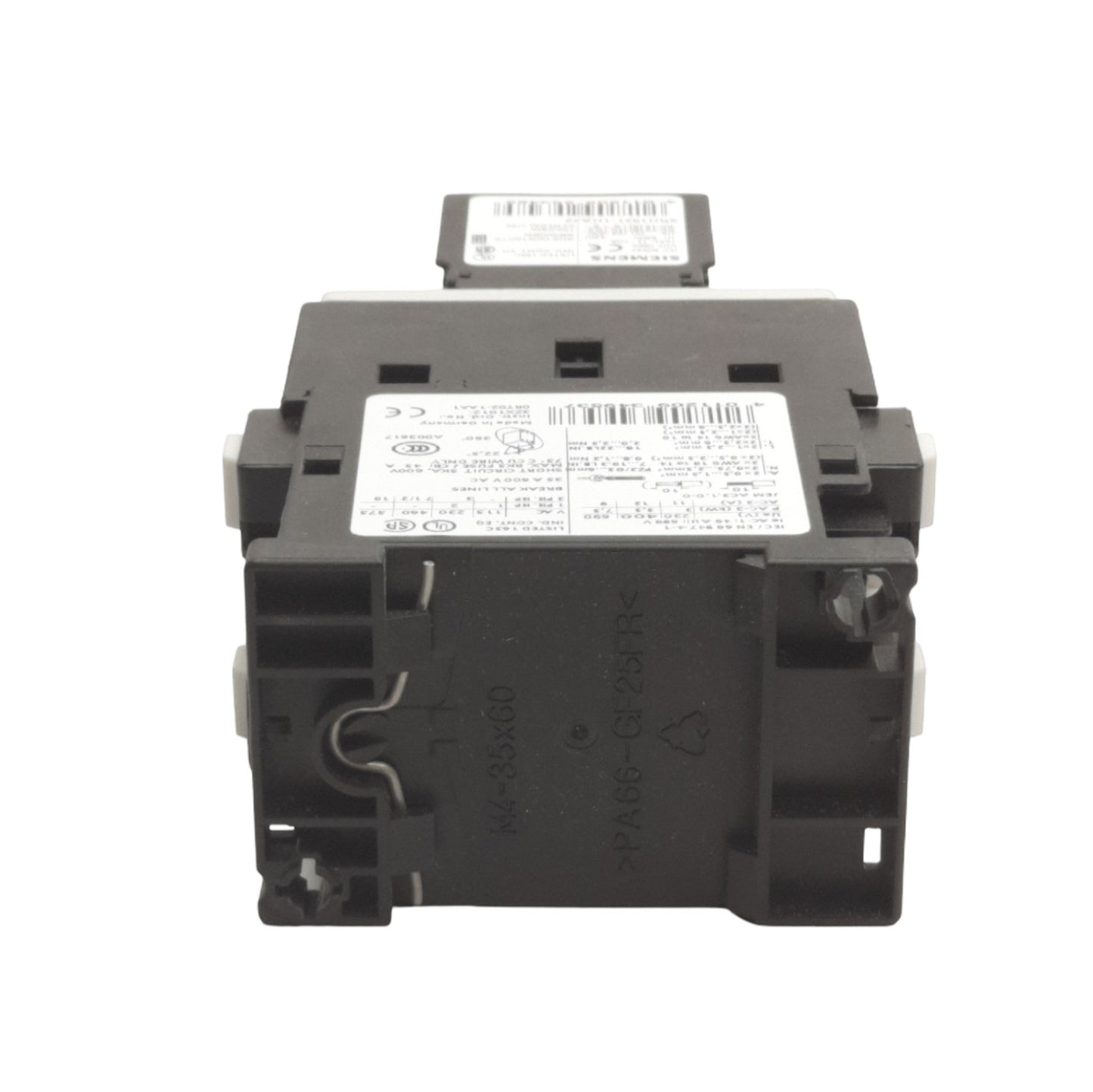 New Siemens 3RT1024-1AG24 Contactor 3P NO & 2NO+2NC Aux, 12A 400VAC, 110VAC Coil