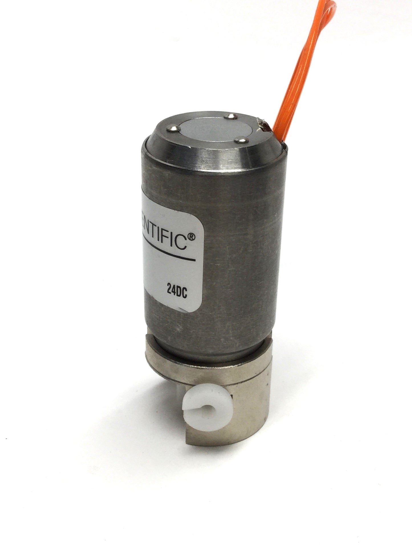 Used ASCO 401125 Fluid Pinch Valve 2-Way NO 30psi, 24VDC, 1/16" ID x 1/8" OD Tube