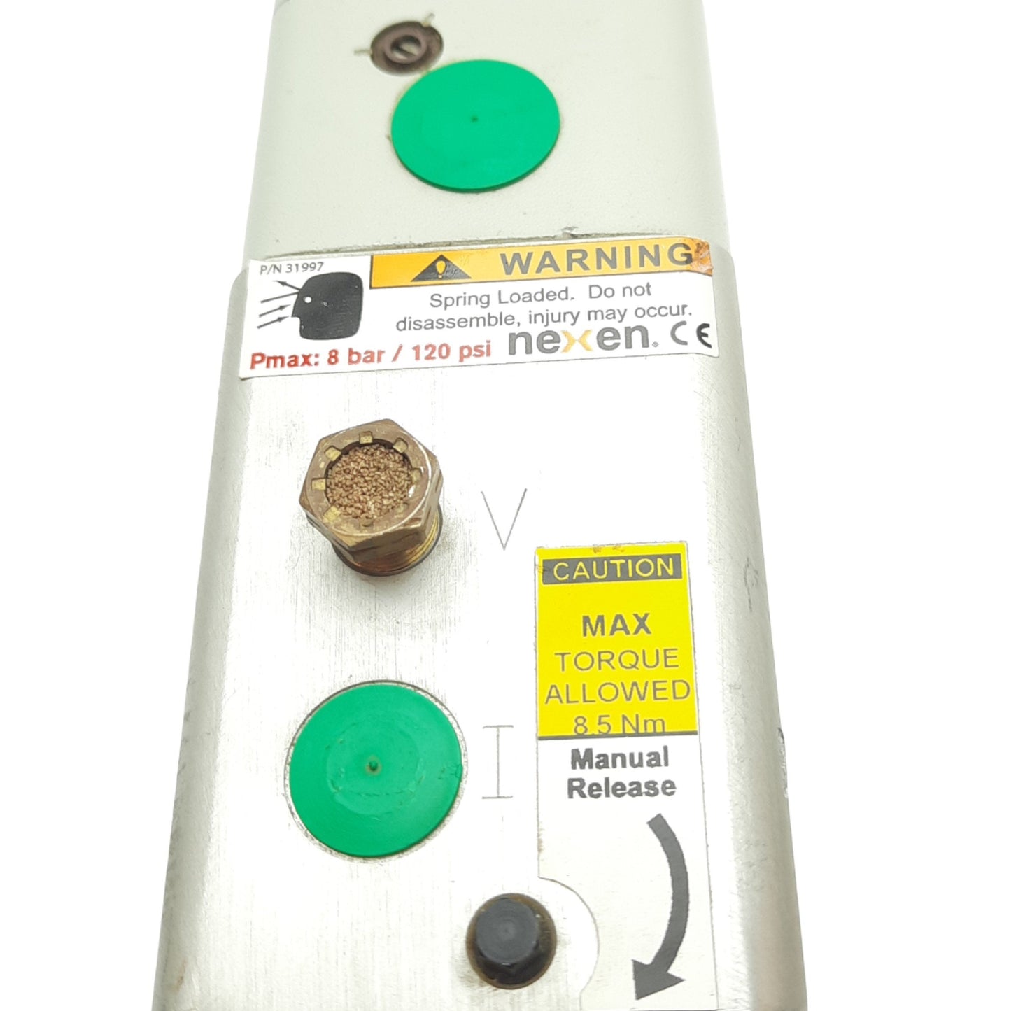 Used Asco Numatics G453A4SS0050C01 Standard Cylinder, 40mm Bore, 50 mm Stroke, G1/4