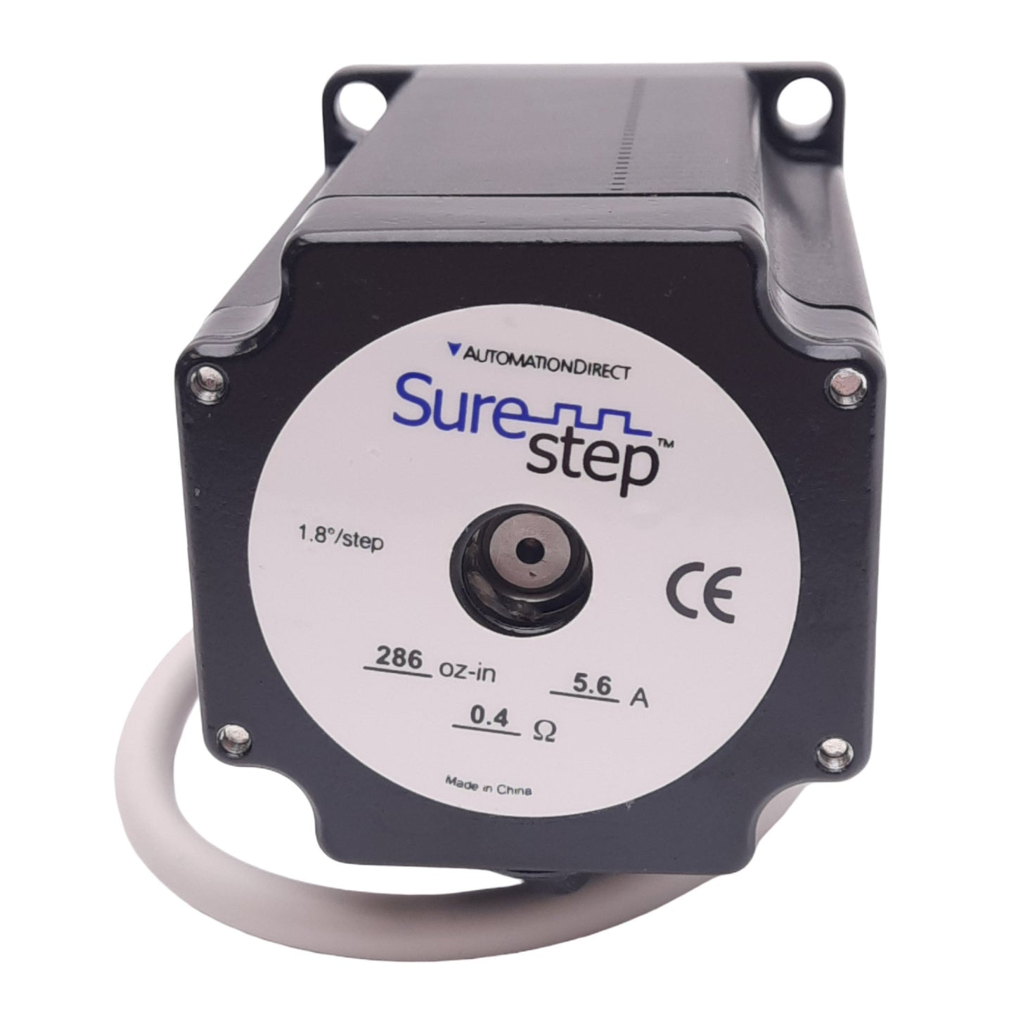 New Automation Direct STP-MTRH-23079 DC Stepper Motor, ø1/4in, 1.8°, 5.6A, 286oz-in