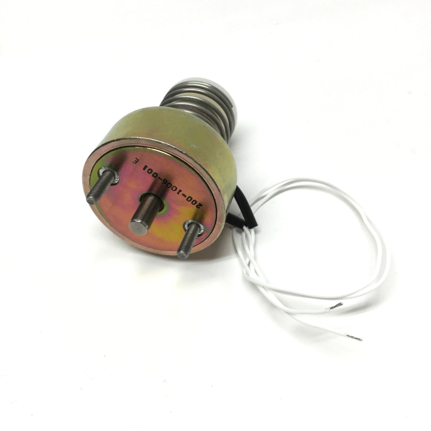 Used Ledex 194540-002 Soft Shift Linear Solenoid Actuator 24VDC Coil, 1/4" Stroke