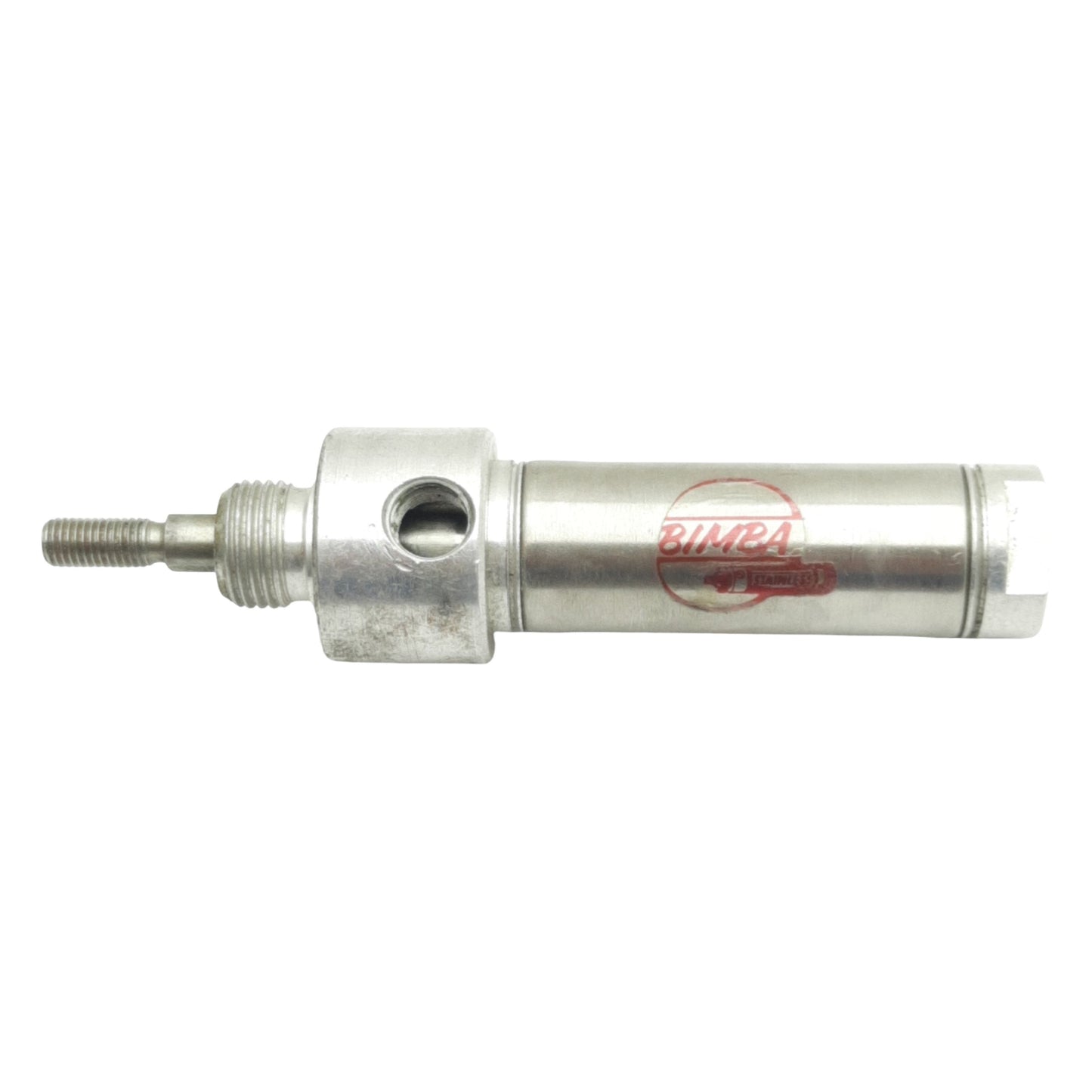 Used Bimba MRS-040.5-D Pneumatic Cylinder ø3/4in Bore, 0.5in Stroke, 1/8in NPT 250psi