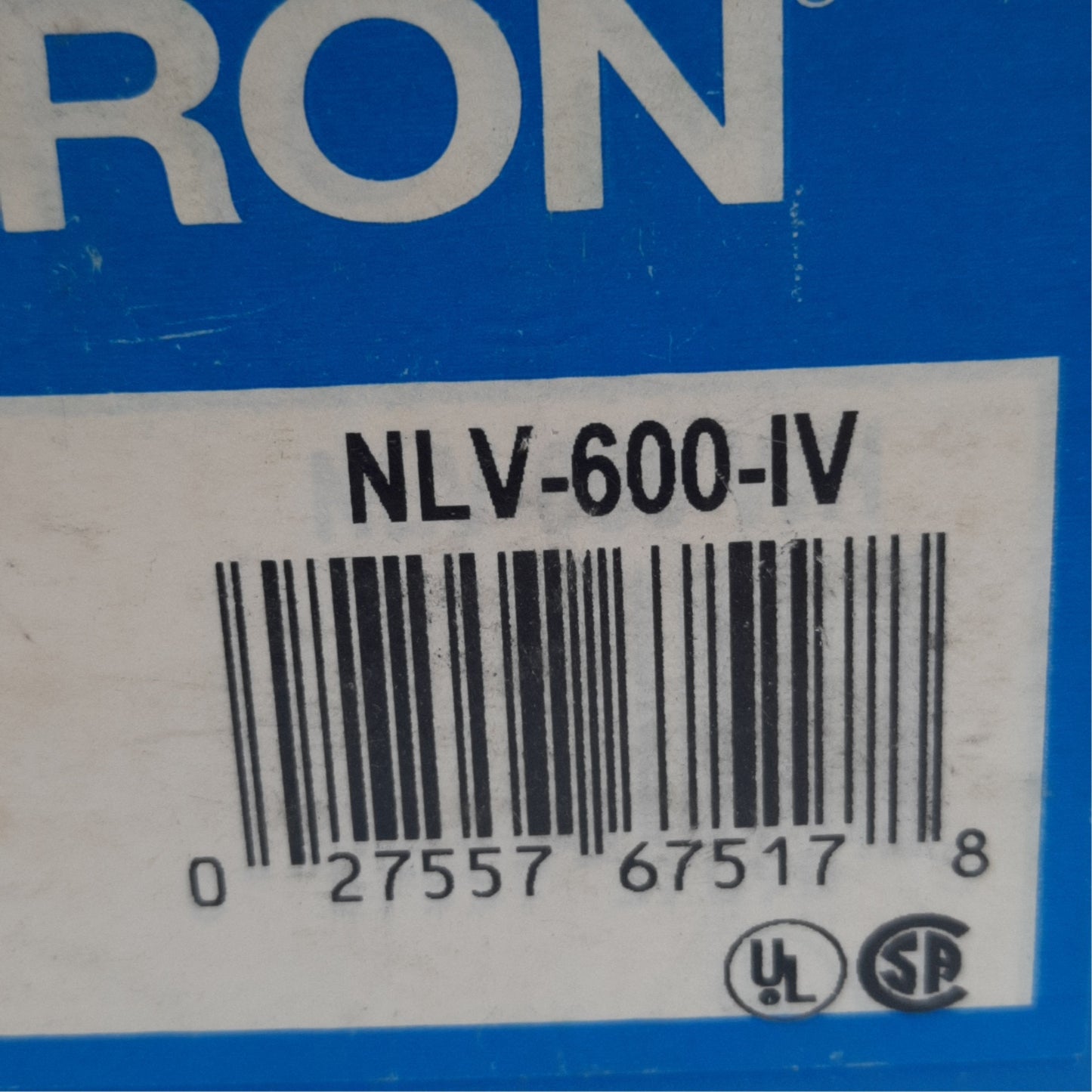 New Lutron NLV-600-IV Low-Voltage Dimmer, Single Pole, 120VAC 5A, Max Load 600VA