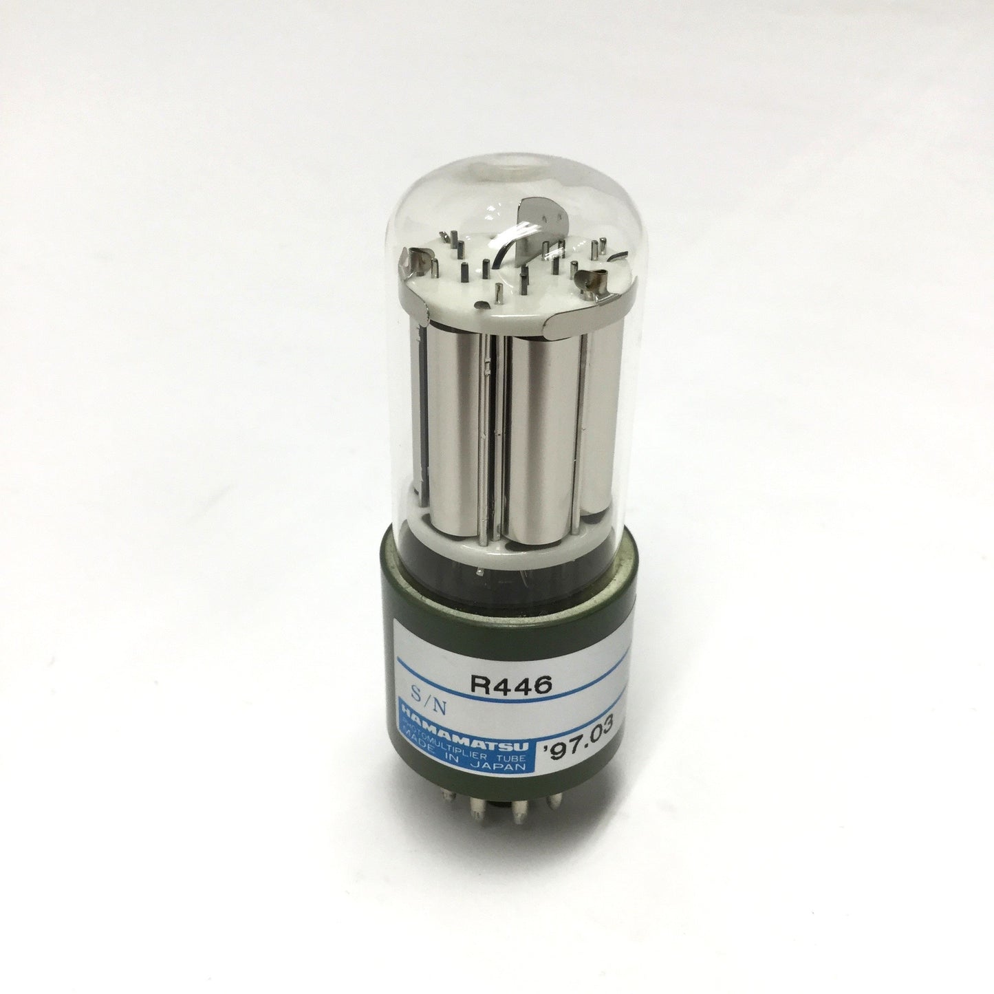 Used Hamamatsu R466 Photomultiplier Tube 185-870nm, 11-Pin, 8x24mm Min Effective Area