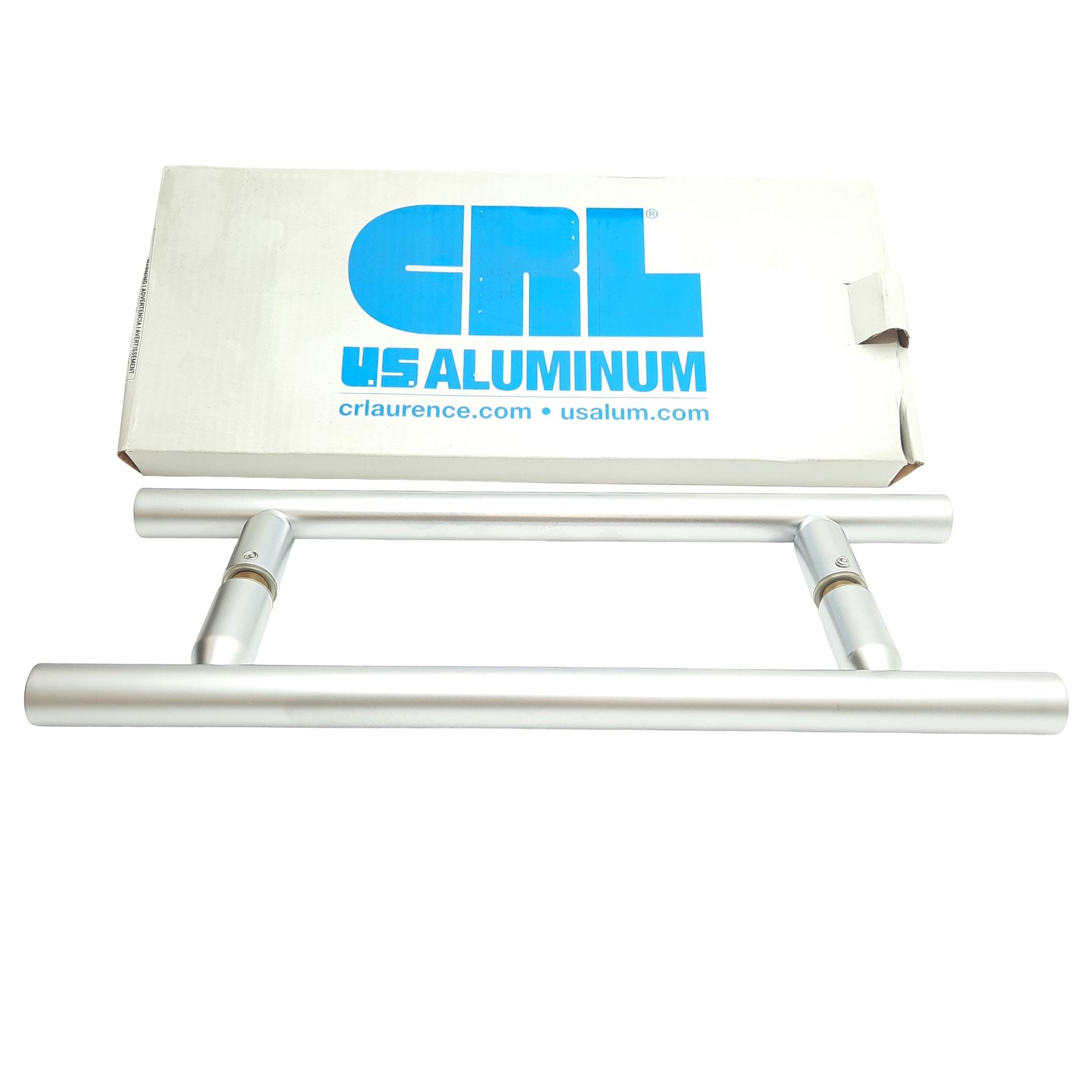 New CR Laurence LP8X8SC Back-To-Back Pull Handles, 8in, Satin Chrome