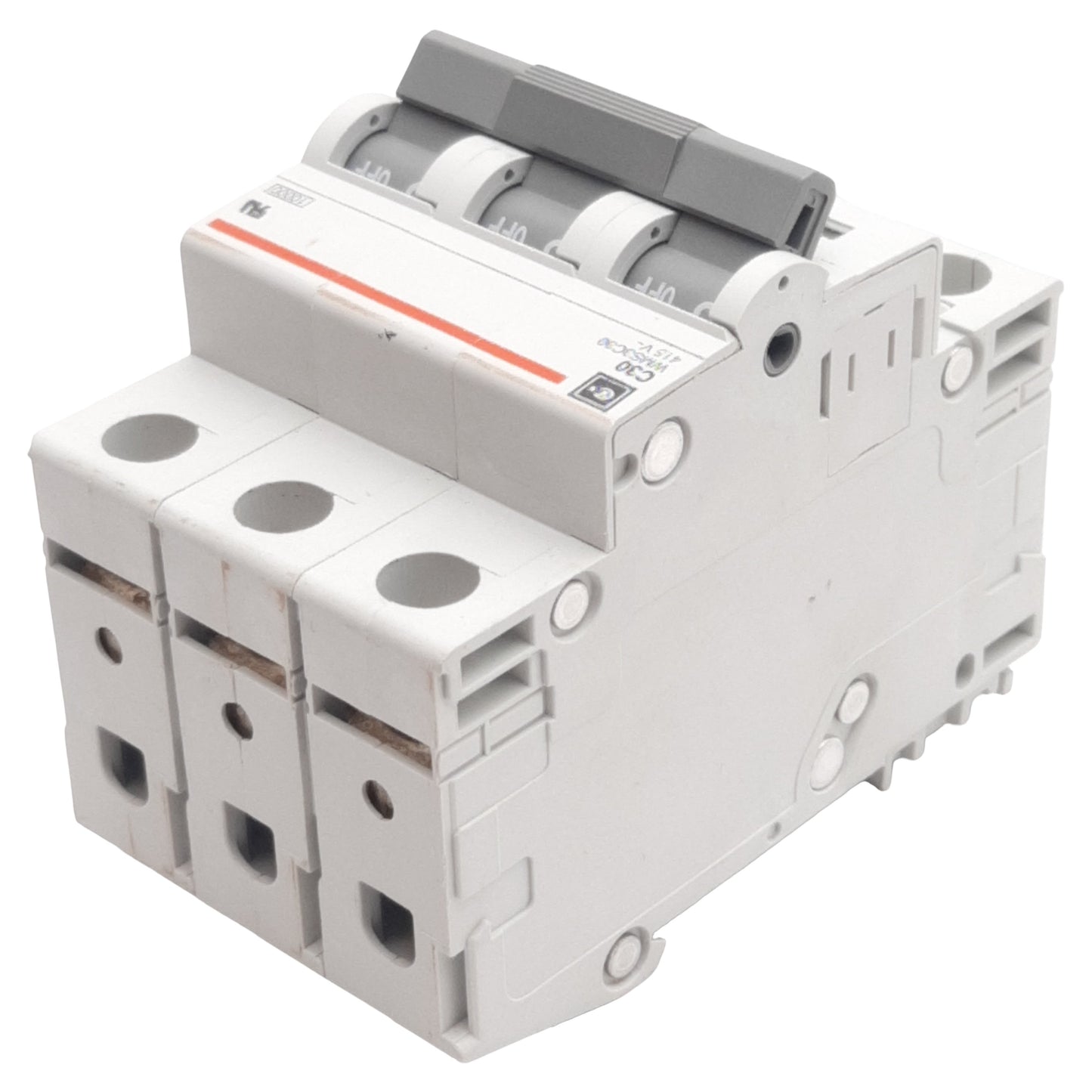 Used Cutler-Hammer WMS3C30 Circuit Breaker, 3-Pole, 30A 240/415VAC, DIN Rail