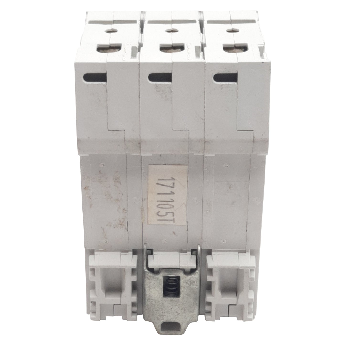 Used Cutler-Hammer WMS3C15 Circuit Breaker, 3-Pole, 15A 240/415VAC, DIN Rail