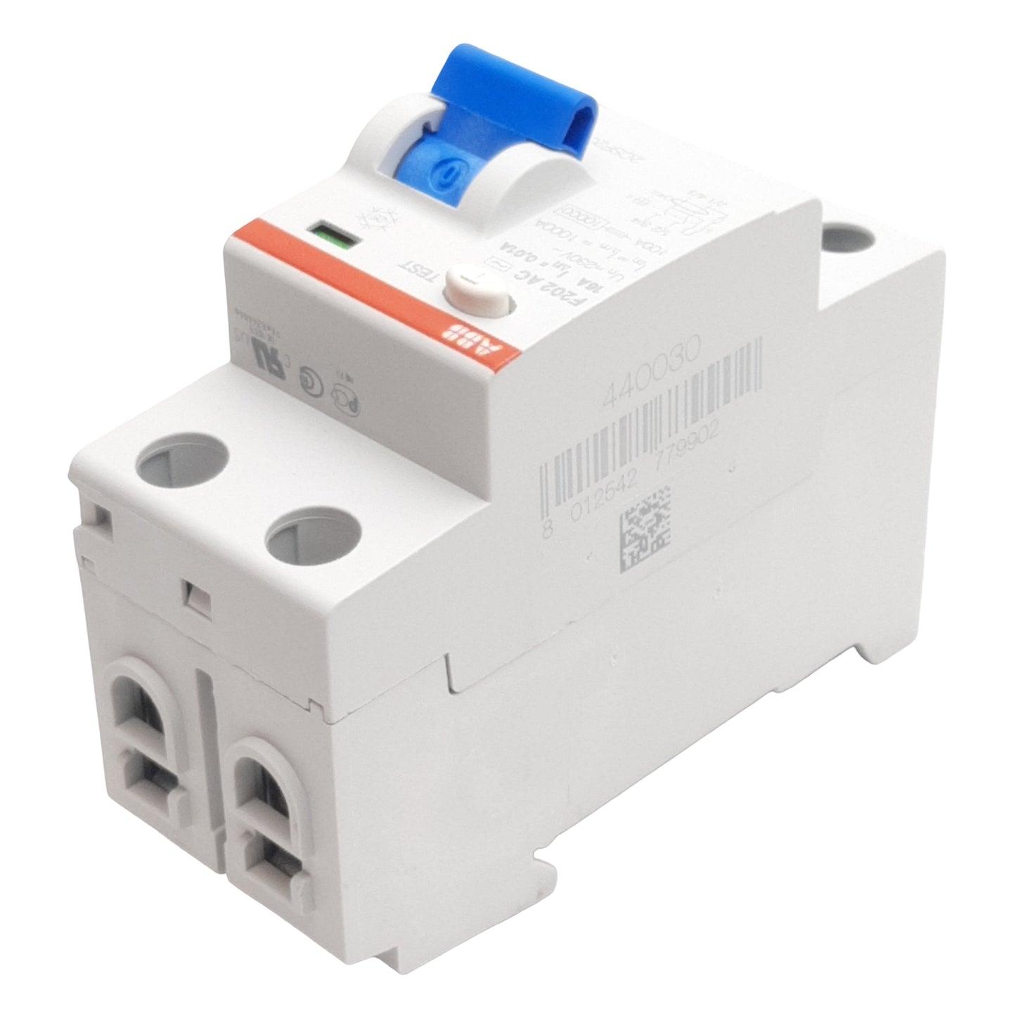 New ABB F202 AC-16/0.01 Residual Current Circuit Breaker 2-Pole, 10mA 16A 110-254VAC