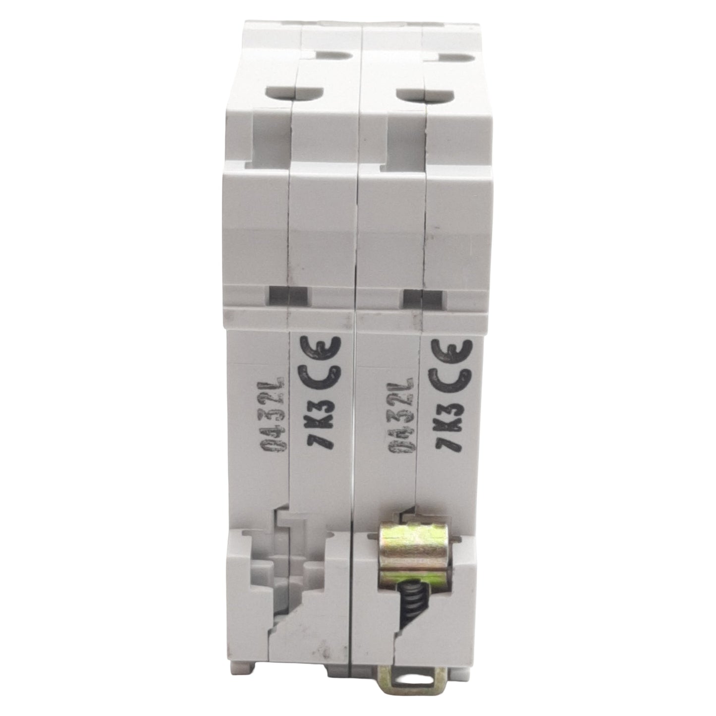 Used Lot of 2 ABB S272-K3A Circuit Breaker, 2-Pole, 3A 277/480VAC, DIN Rail