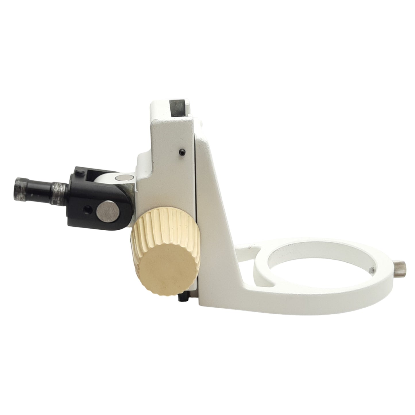 For parts or not working Leica 13445633 Stereo Microscope Focusing Block Mount Arm, 76mm ID *Knob*