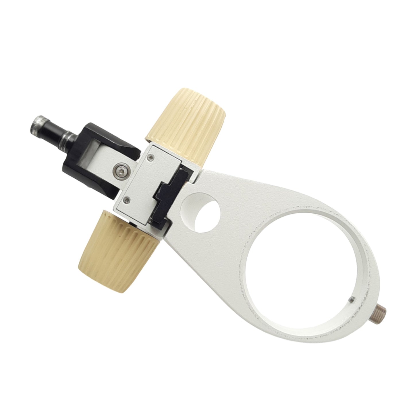 For parts or not working Leica 13445633 Stereo Microscope Focusing Block Mount Arm, 76mm ID *Knob*