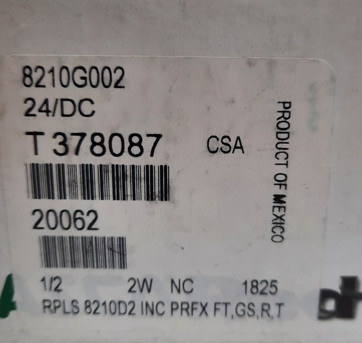 New ASCO 8210G002 Red Hat Solenoid Valve,1/2 in NPT, 2-Way NC,125 PSI, 24 VDC Coil