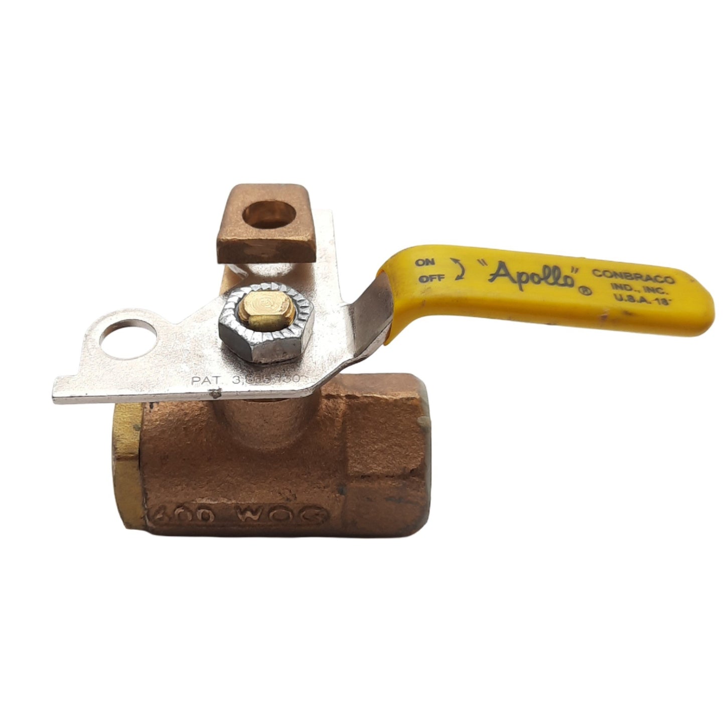 Used Apollo 75-103-41 Ball Valve, 1/2 in F NPT x 1/2 in F NPT, 600 WOG, 600 PSIG Max