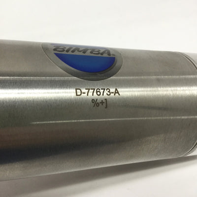 New – Open box Bimba D-77673-A Pneumatic Cylinder Ø2.5" Bore, 3" Stroke, G 1/4 Ports, 250psi