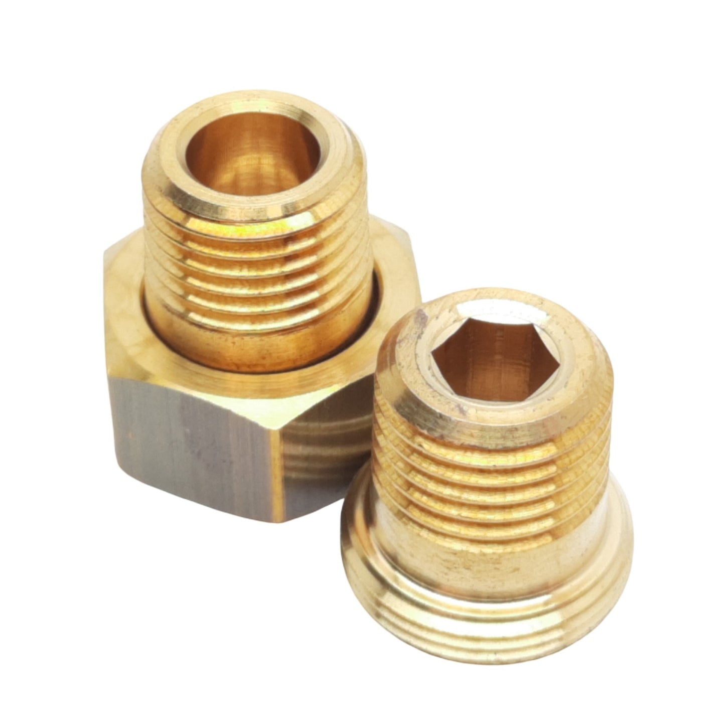 New Lot of 2 Festo ESK-1/4-1/4 Adjustable Straight Double Nipple 151521, R1/4"