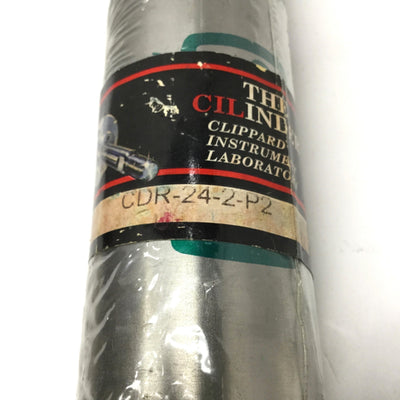 New Clippard CDR-24-2-P2 SS Pneumatic Cylinder, Ø1-1/2" Bore, 2" Stroke, 1/8" NPT
