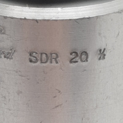 Used Clippard SDR-20-1/2 Pneumatic Cylinder, ø1-1/4in Bore, 1/2in Stroke, 1/8in NPT