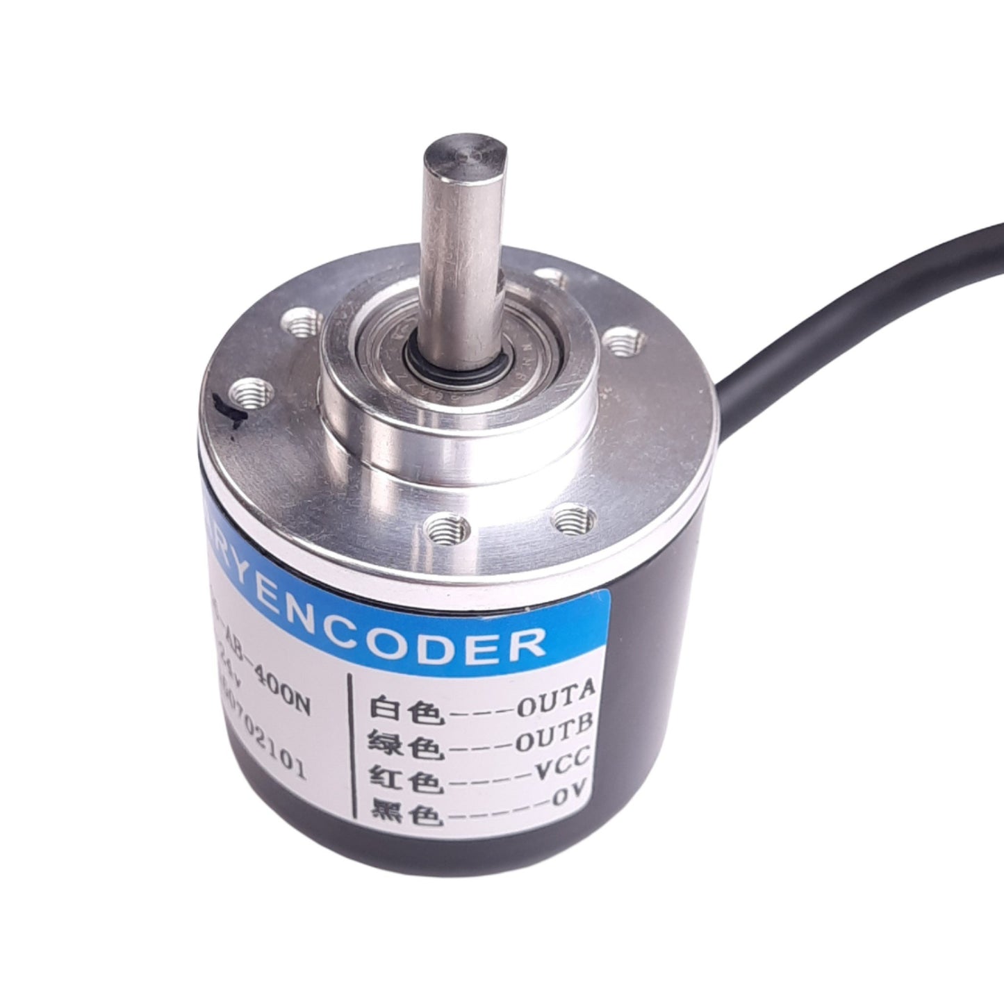 New EKT RLE3806-AB-400N Rotary Encoder, ø6mm Shaft, 400ppr, 6300rpm Max, 5-24VDC
