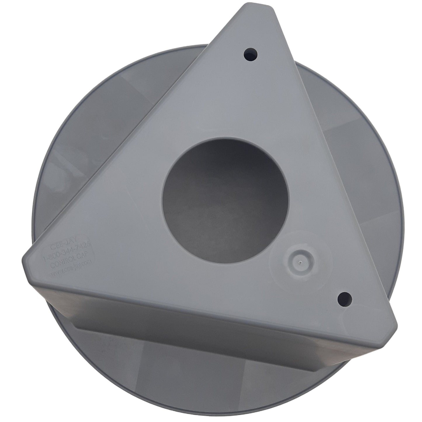 Used Lot of 5 Cee-Jay 055Q Inventory Control Cone Grey, 5" x 10" x 10", Polypropylene