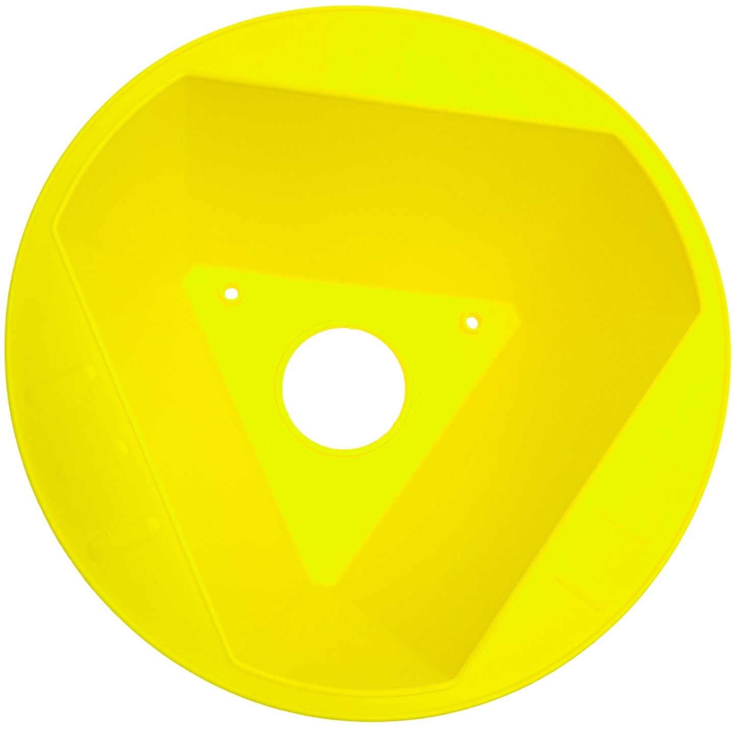 Used Lot of 5 Uline S-17321Y Inventory Control Cone, Yellow, 5" x 10" x 10"
