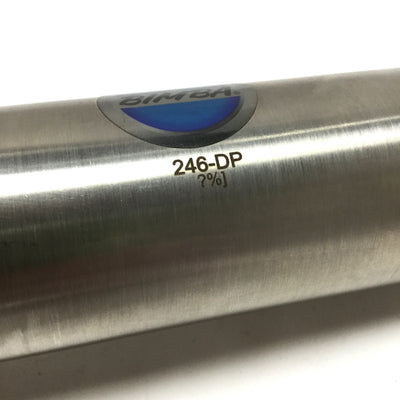 New – Open box Bimba 246-DP Double-Acting Pneumatic Cylinder 1-3/4" Bore, 6" Stroke, 1/4" NPT