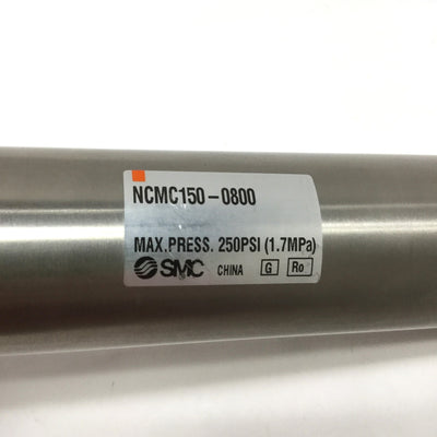 New – Open box SMC NCMC150-0800 Double-Acting Pneumatic Cylinder 1-1/2" Bore, 8" Stroke