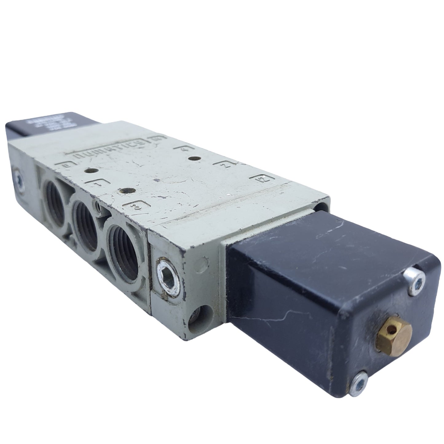 Used ASCO Numatics L23BB452B Solenoid Valve, 14.5-145 PSIG, .15 Amps 24VDC Coil