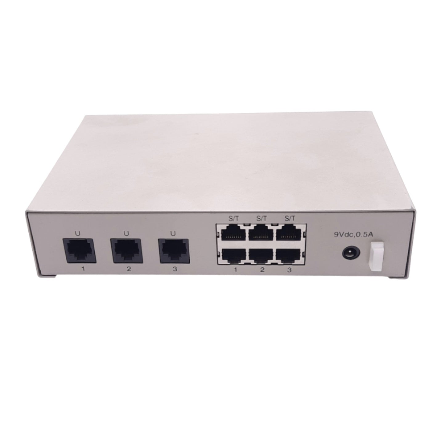 Used Alpha Telecom UT3620 Triple-NT1 Network Termination Device, RJ45, 9VDC 0.5A