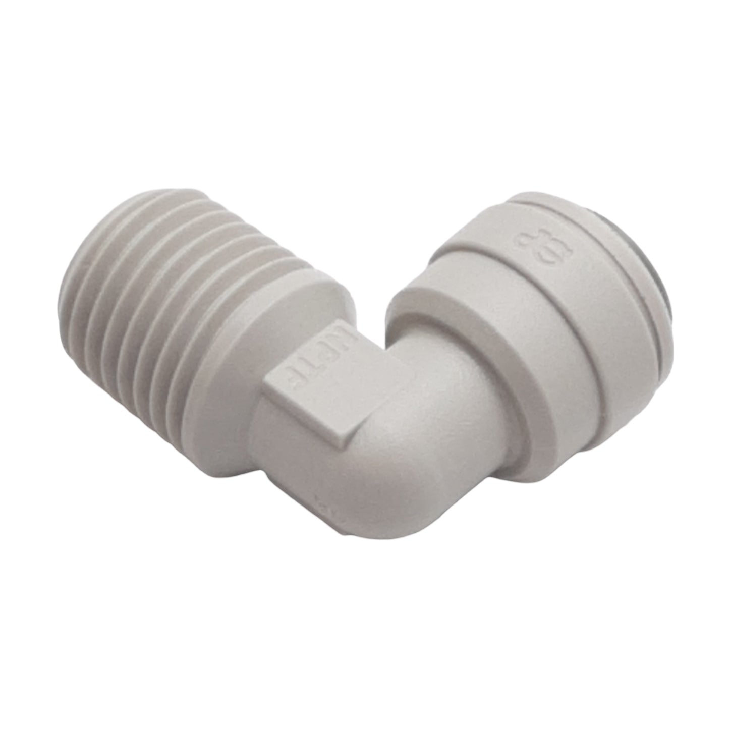 New Lot of 10 John Guest P1480822S Elbow Fitting, ø1/4in Tube x 1/4in NPTF, 10bar