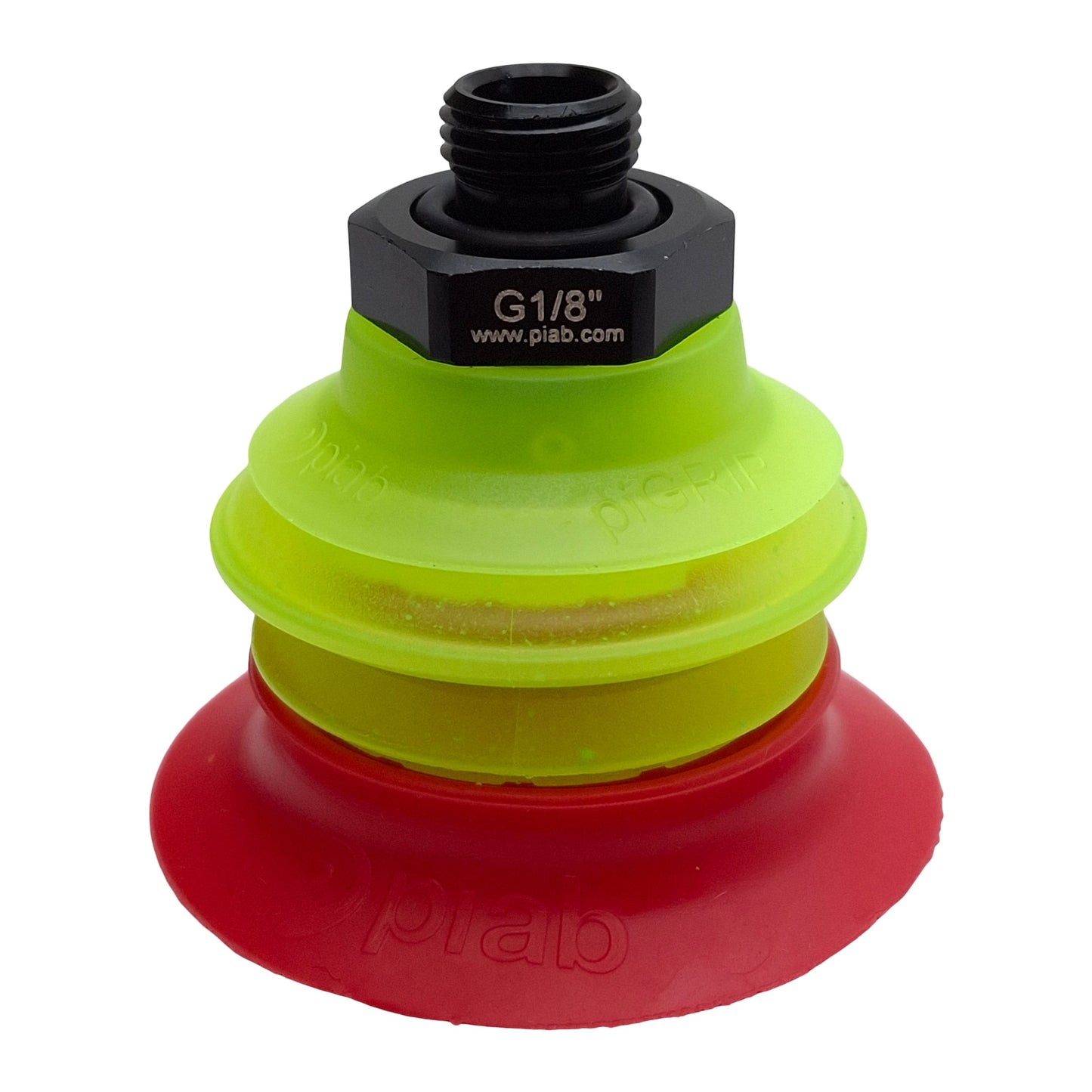 New Lot of 5 Piab G.FXI41T18.B1.S1.G18M.00 piGRIP Vacuum Suction Cup, ø42mm, G1/8