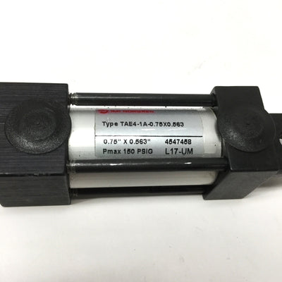 New – Open box Norgren TAE4-1A-0.75X0.563 Tie-Rod Pneumatic Cylinder, 3/4" Bore, 9/16" Stroke
