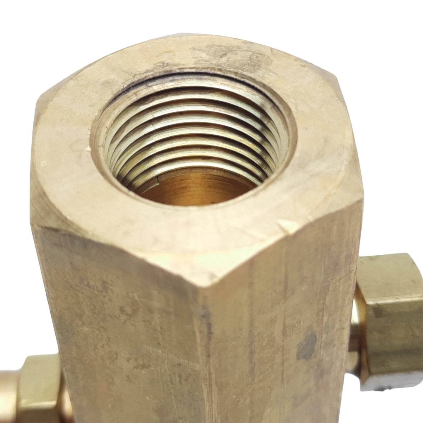 Used Deltrol FMF25BK 10001-77 Air Valve Inline Flow Control, 3/8" NPTF, 5GPM 2000 PSI