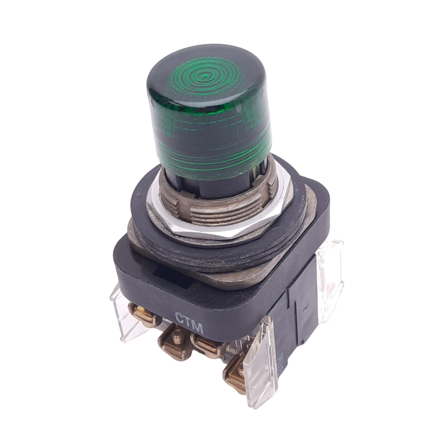 Used Allen Bradley 800T-QA24 Green Illuminated Pushbutton, ø30mm, 1NC 1NO, 600V 10A