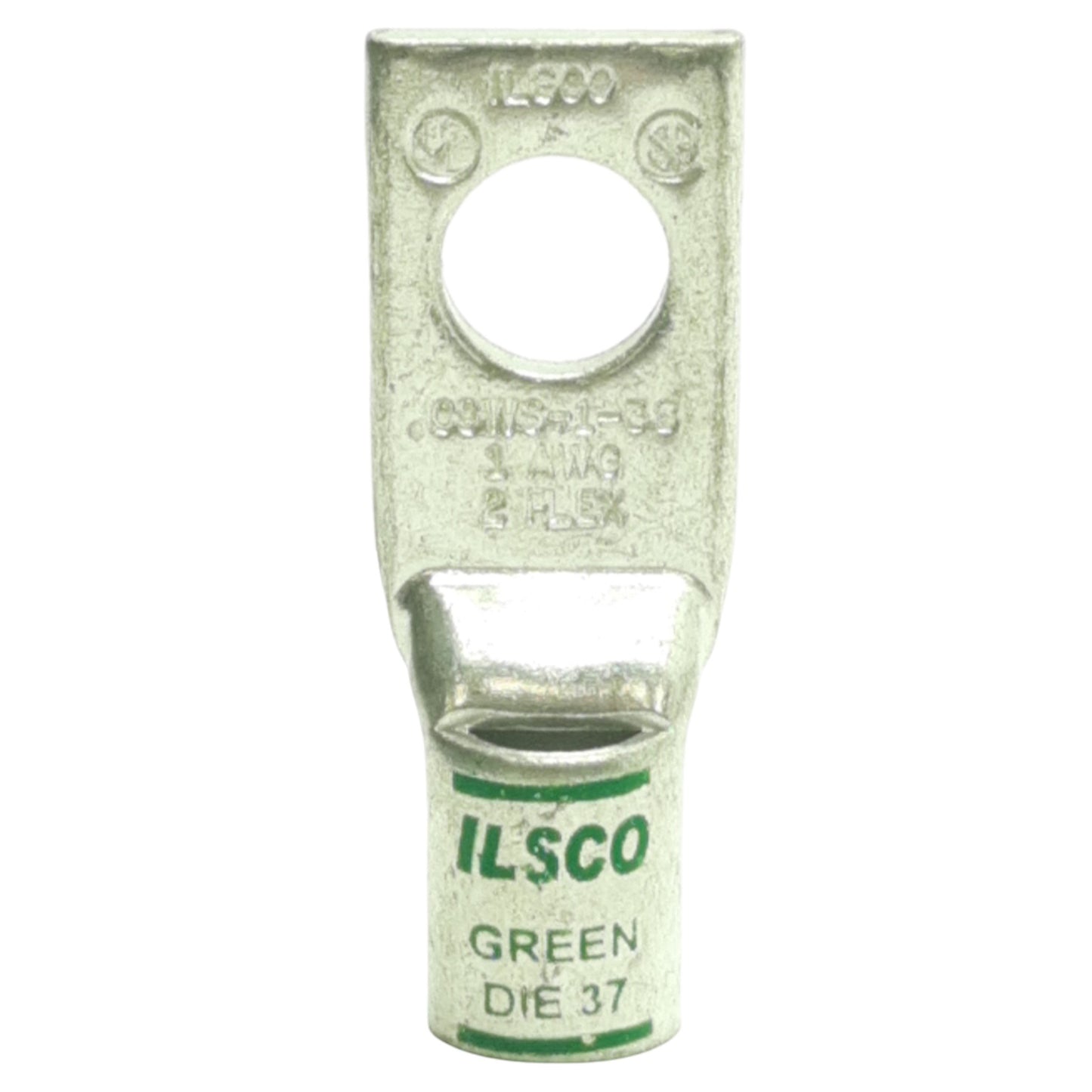 New Lot of 5 ILSCO CSWS-1-38 Compression Lug 15.87mm x 12.67mm, ø9.11mm, 1AWG