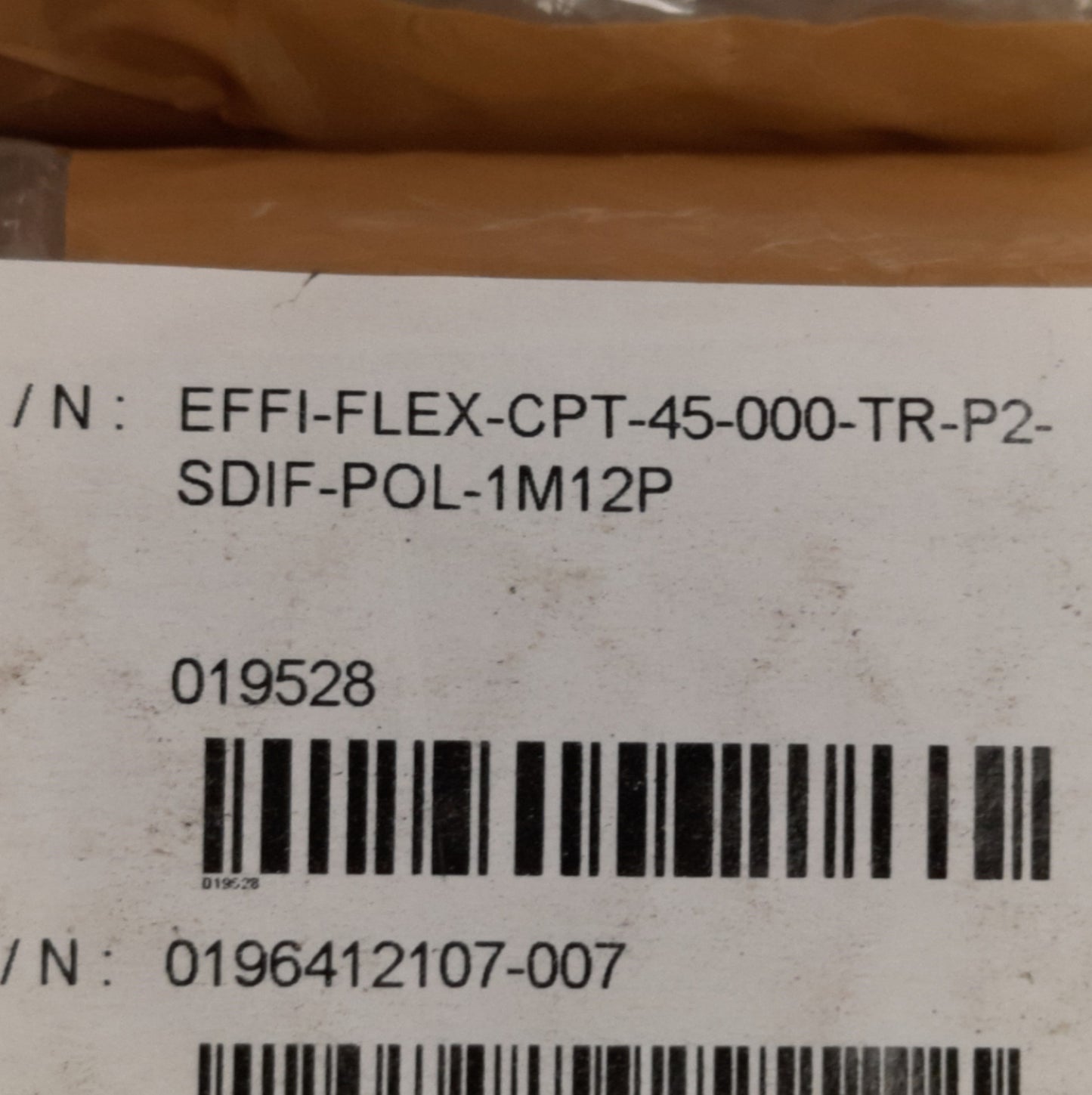 New Effilux EFFI-FLEX-CPT-45-000-TR-P2-SDIF-POL-1M12P LED Light Bar, White, 24VDC