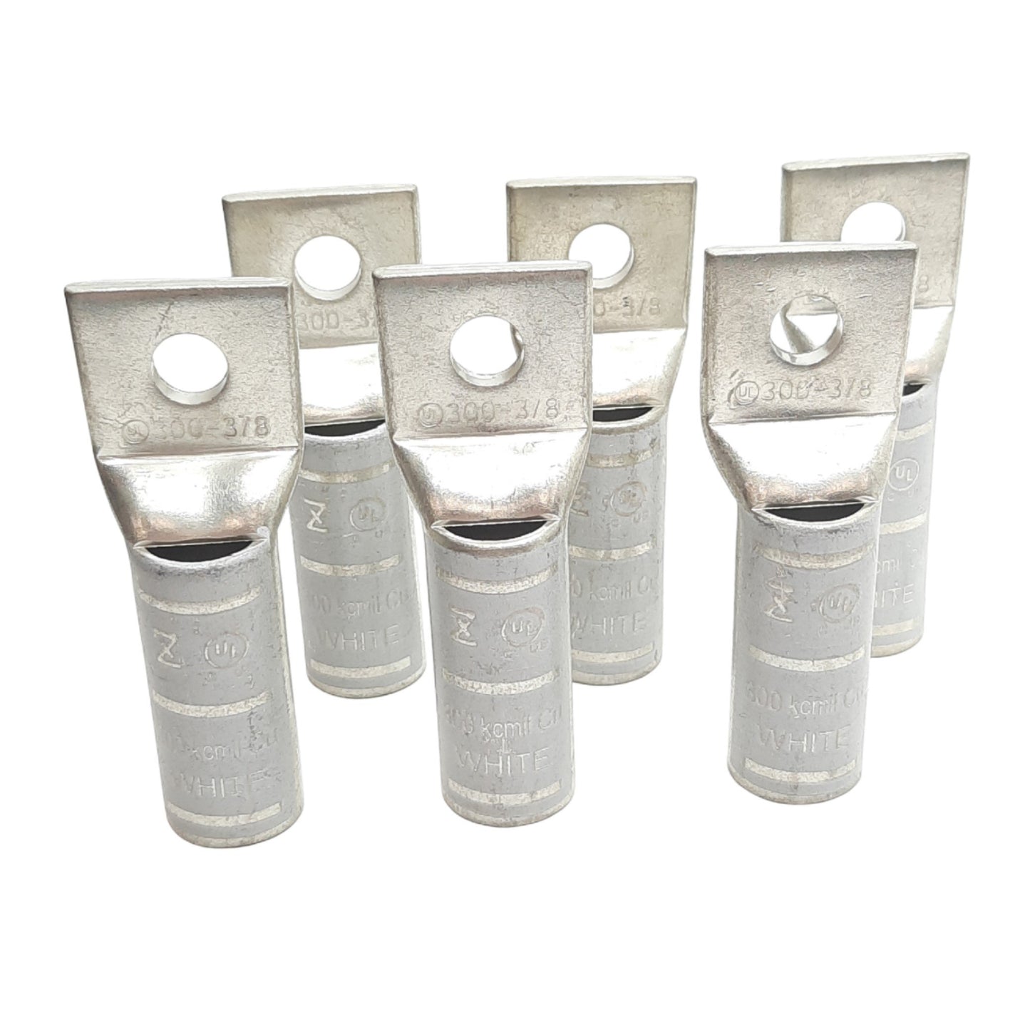 New Lot of 6 Ferrules Direct LB30038 Compression Lug 25.4mm x 30.2mm, 300MCM
