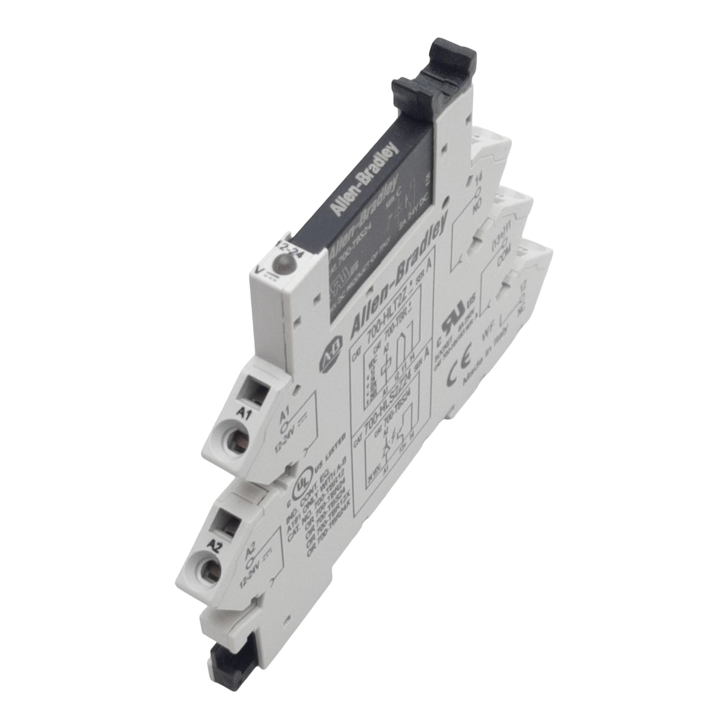 New Allen Bradley 700-HLS2Z24 Terminal Block Relay, SPST-1N.O., 2A 24VDC, 24VDC Coil